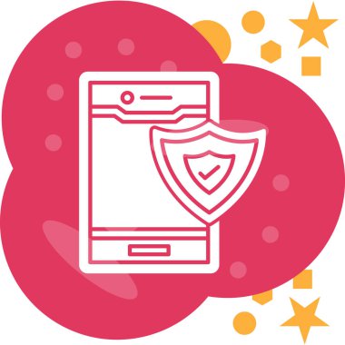 Rozet rozet simgesi modadan izole edilmiş düz arkaplan