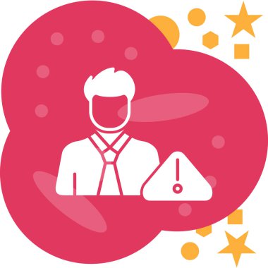 Moda Biçimli Avatar Simgesi İzole Arkaplan