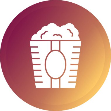 Yiyecek ve içecek ikonunun vektör illüstrasyonu