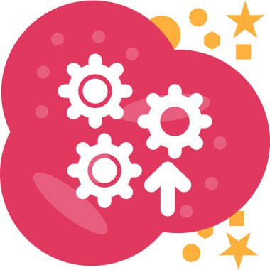 Bulut simgesi. Basit resimleme