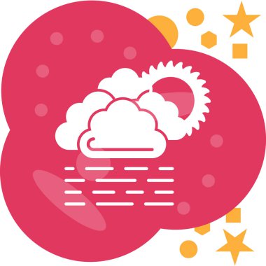 bulut simgesi, vektör illüstrasyon tasarımı