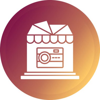 Alışveriş poşeti simgesi, vektör illüstrasyonu