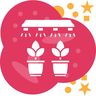 bitki simgesi vektör illüstrasyonu