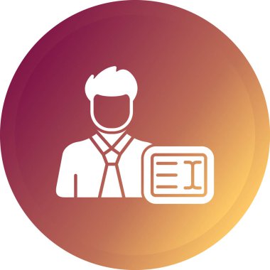 iş simgesi vektör illüstrasyonu