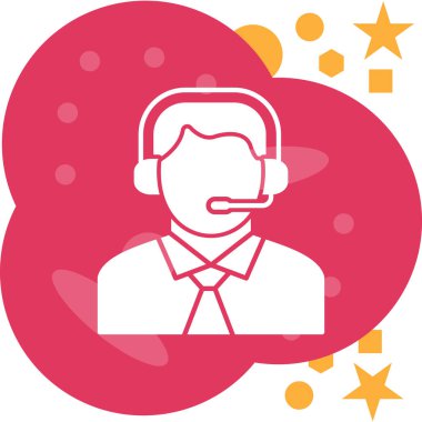 Müşteri servisi. Basit resimleme