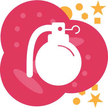 Bomba. Web simgesi basit illüstrasyon