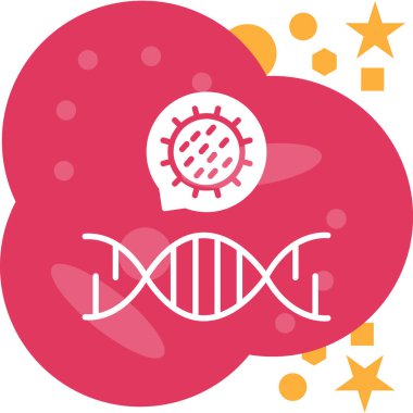 virüs ve bakteri vektör simgesi.