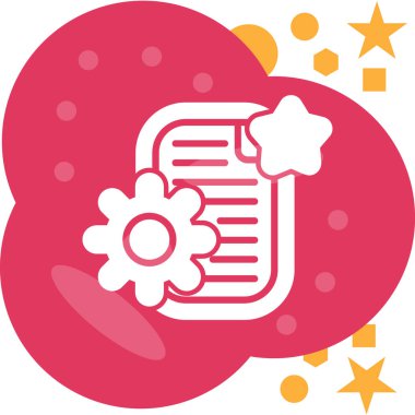 Bir çiçeğin vektör illüstrasyonu