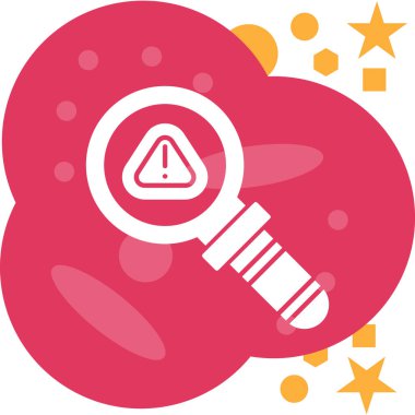 Bir virüsün yıldızının vektör çizimi