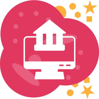 Alışveriş simgesi, vektör illüstrasyonu