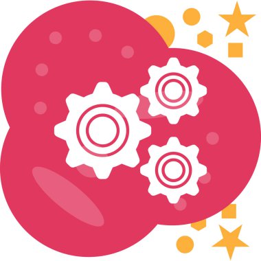 bakteri simgesi, vektör illüstrasyonu