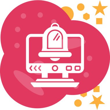 Bir noel feneri ikonunun vektör çizimi