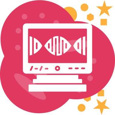 DNA molekülü bilim simgesi