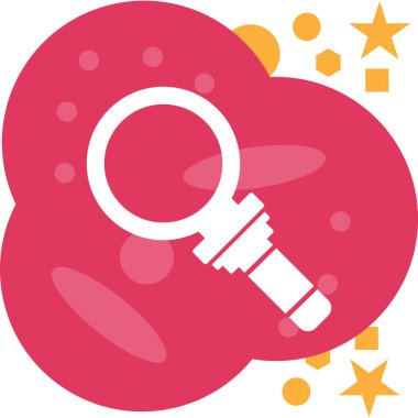 ampul simgesi, vektör illüstrasyonu basit tasarım