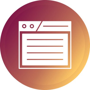 belge simgesi vektör illüstrasyonu