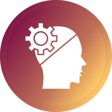 İnsan beyin vektör simgesi