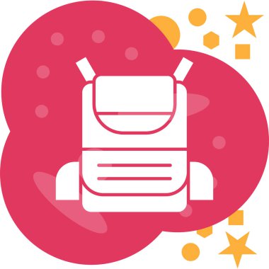 Çizgi film arkaplanının vektör çizimi.