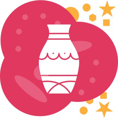 Şişenin vektör illüstrasyonu