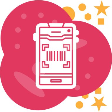 akıllı telefon simgesi vektör illüstrasyonu