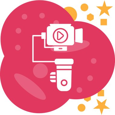 kamera simgesi vektör illüstrasyonu