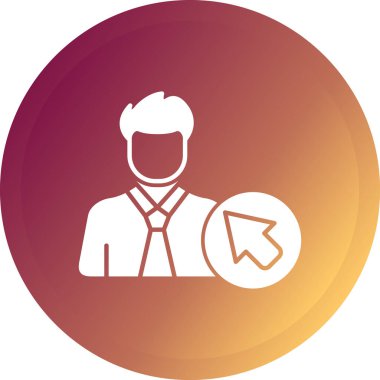 avatar erkek kişi simgesi - gölge tarzı