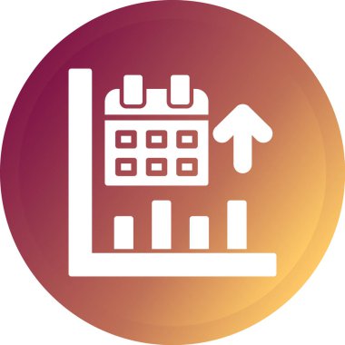 Bir bina simgesinin vektör illüstrasyonu