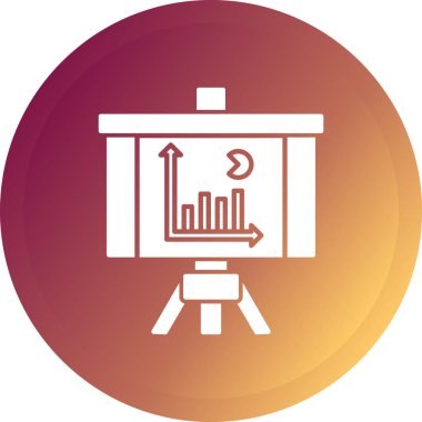 İş ve finans simgesinin vektör illüstrasyonu