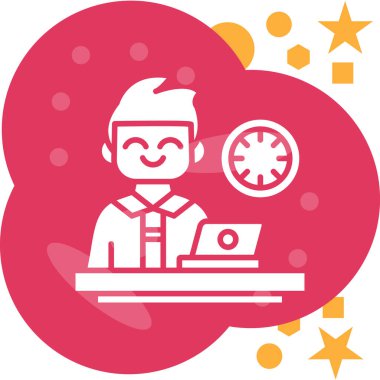 Avatar simgesi, vektör illüstrasyonu