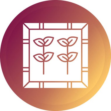 Modern simgenin vektör illüstrasyonu