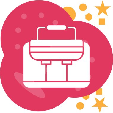 Kamera simgesi. Moda düz tasarım biçimi beyaz arkaplanda izole edildi. İnternet, internet ve uygulama için modern tarz, logo. 10 saniye.