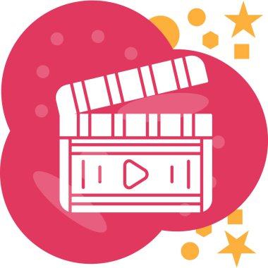 Film simge vektör çizim