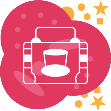 Bira. Web simgesi basit illüstrasyon