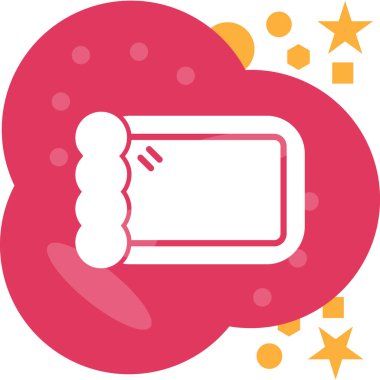 Kredi kartı olan bir bulut simgesinin vektör çizimi