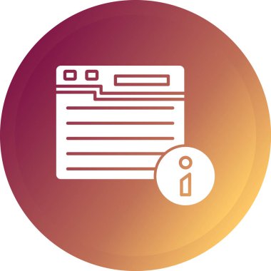 Dosya simgesinin vektör illüstrasyonu