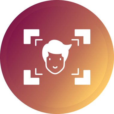 Benzersiz erkek vektör simgesi