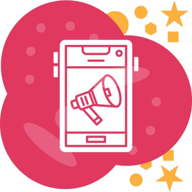 cep telefonu ikonu vektör illüstrasyonu