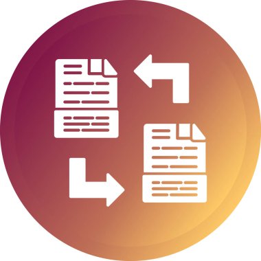 dosya belgesi simgesi beyaz arkaplanda izole edildi. resimleme