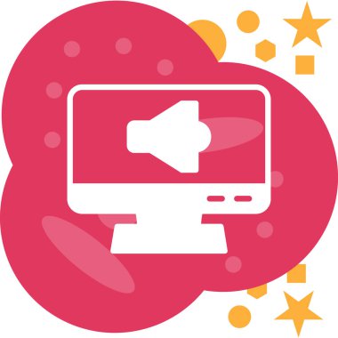 bilgisayar simgesi, vektör illüstrasyonu