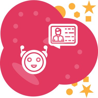 uzay yıldızları simgesi, vektör illüstrasyonu