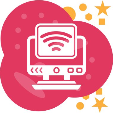 wifi modern simgesi, vektör illüstrasyonu