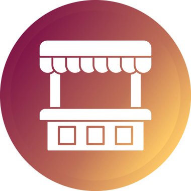 Alışveriş simgesinin vektör illüstrasyonu