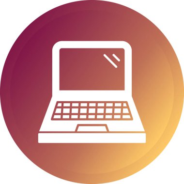 Bilgisayar vektör çizim simgesi