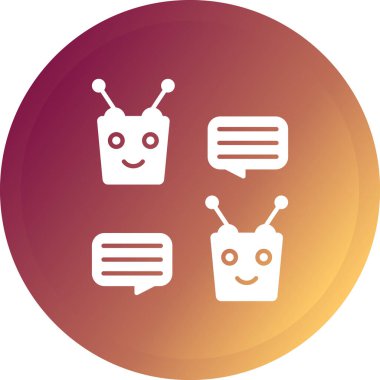 Modern simgenin vektör illüstrasyonu