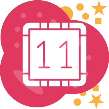 Takvim simgesi, vektör illüstrasyonu basit tasarım