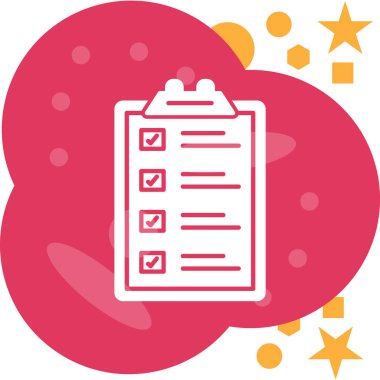 checklist modern icon, vector illustration