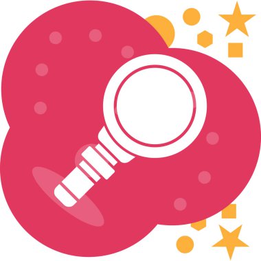 Bir yıldız simgesinin vektör illüstrasyonu