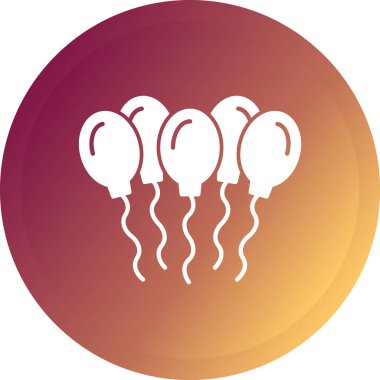 Kırmızı denizanası ikonunun vektör çizimi