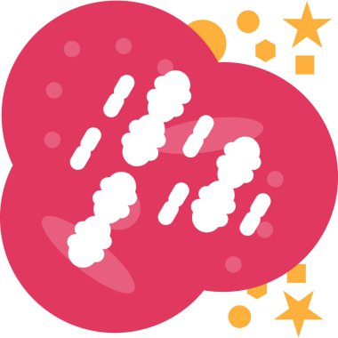 Çizgi film şirin çileğin vektör çizimi