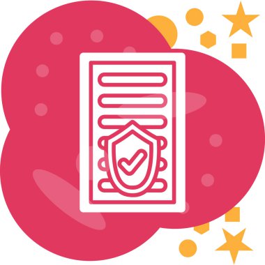 Bir kitap simgesinin vektör illüstrasyonu