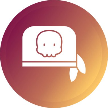 Kafatasının vektör çizimi